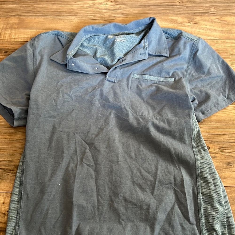 Mens eddie Bauer polo small blue